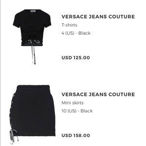 LAST CALL or it’s going to consignment Versace skirt set